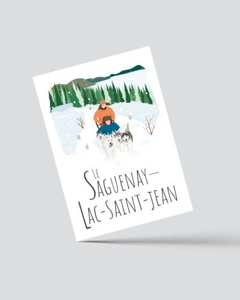 Mailys ORY - Graphiste | Illustration - Carte postale - Le Saguenay-Lac-Saint-Jean