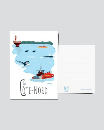 Mailys ORY - Graphiste | Illustration - Carte postale - La Côte-Nord