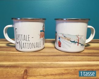 Mailys ORY - Graphiste | Illustration - Tasse en émail - La Capitale-Nationale