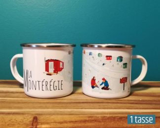 Mailys ORY - Graphiste | Illustration - Tasse en émail - La Montérégie