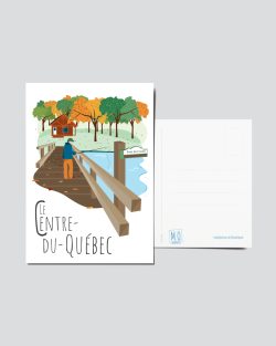 Mailys ORY - Graphiste | Illustration - Carte postale- Le Centre du Québec