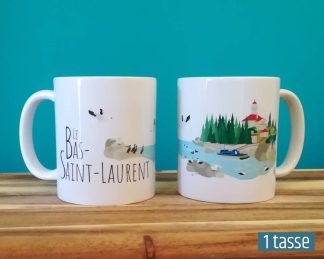 Mailys ORY - Graphiste | Illustration - Tasse en céramique - Le Bas-Saint-Laurent