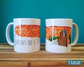 Mailys ORY - Graphiste | Illustration - Tasse en céramique - Les Cantons-de-l'Est