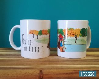 Mailys ORY - Graphiste | Illustration - Tasse en céramique - Le Centre-du-Québec