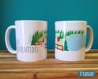 Mailys ORY - Graphiste | Illustration - Tasse en céramique - Les Laurentides
