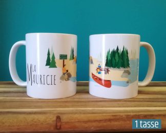 Mailys ORY - Graphiste | Illustration - Tasse en céramique - La Mauricie