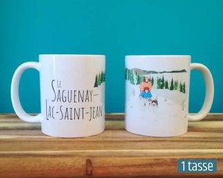 Mailys ORY - Graphiste | Illustration - Tasse en céramique - Le Saguenay-Lac-Saint-Jean