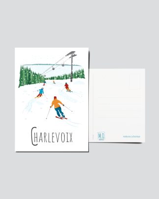 Mailys ORY - Graphiste | Illustration - Carte postale- Charlevoix