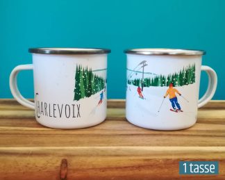 Mailys ORY - Graphiste | Illustration - Tasse en émail - Charlevoix