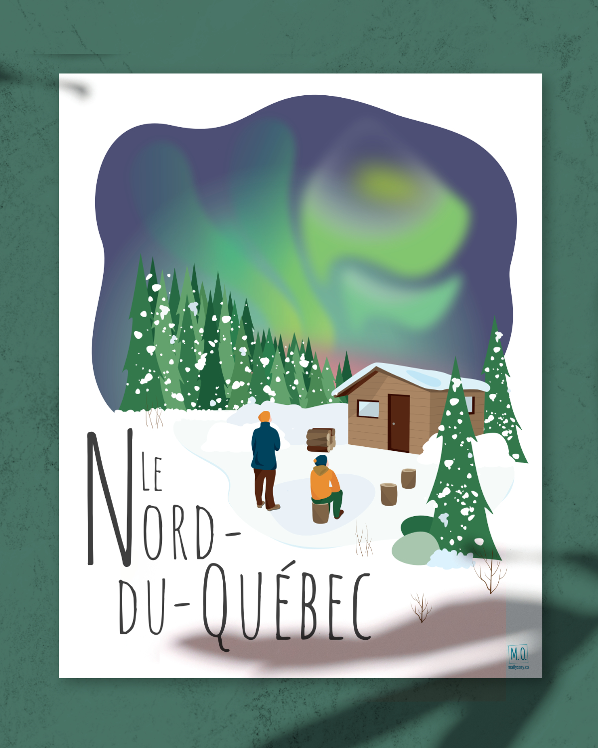 Mailys ORY - Graphiste | Illustration - Affiche - Le Nord du Québec