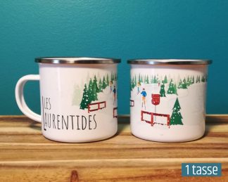 Mailys ORY - Graphiste | Illustration - Tasse en émail - Les Laurentides