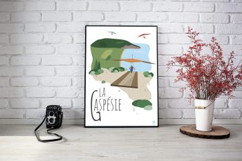 Mailys ORY - Graphiste | Illustration - Affiche - La Gaspésie