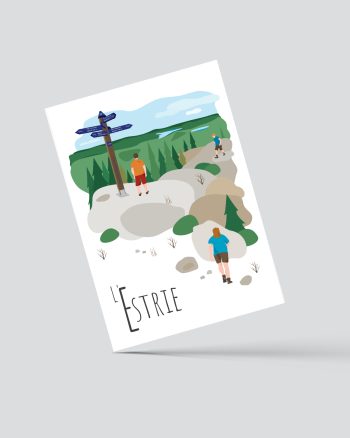 Mailys ORY - Graphiste | Illustration - Carte postale- L'Estrie