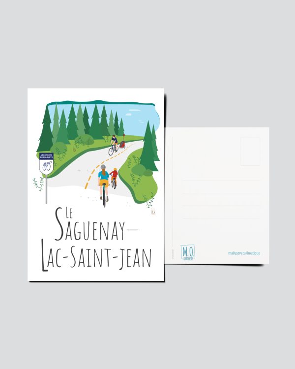 Mailys ORY - Graphiste | Illustration - Carte postale- Le Saguenay-Lac-Saint-Jean