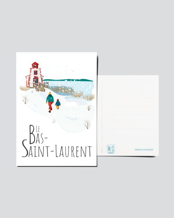 Mailys ORY - Graphiste | Illustration - Carte postale- Le Bas-Saint-Laurent