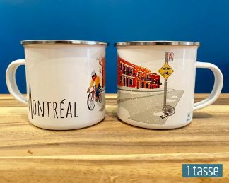 Mailys ORY - Graphiste | Illustration - Tasse en émail - Montréal