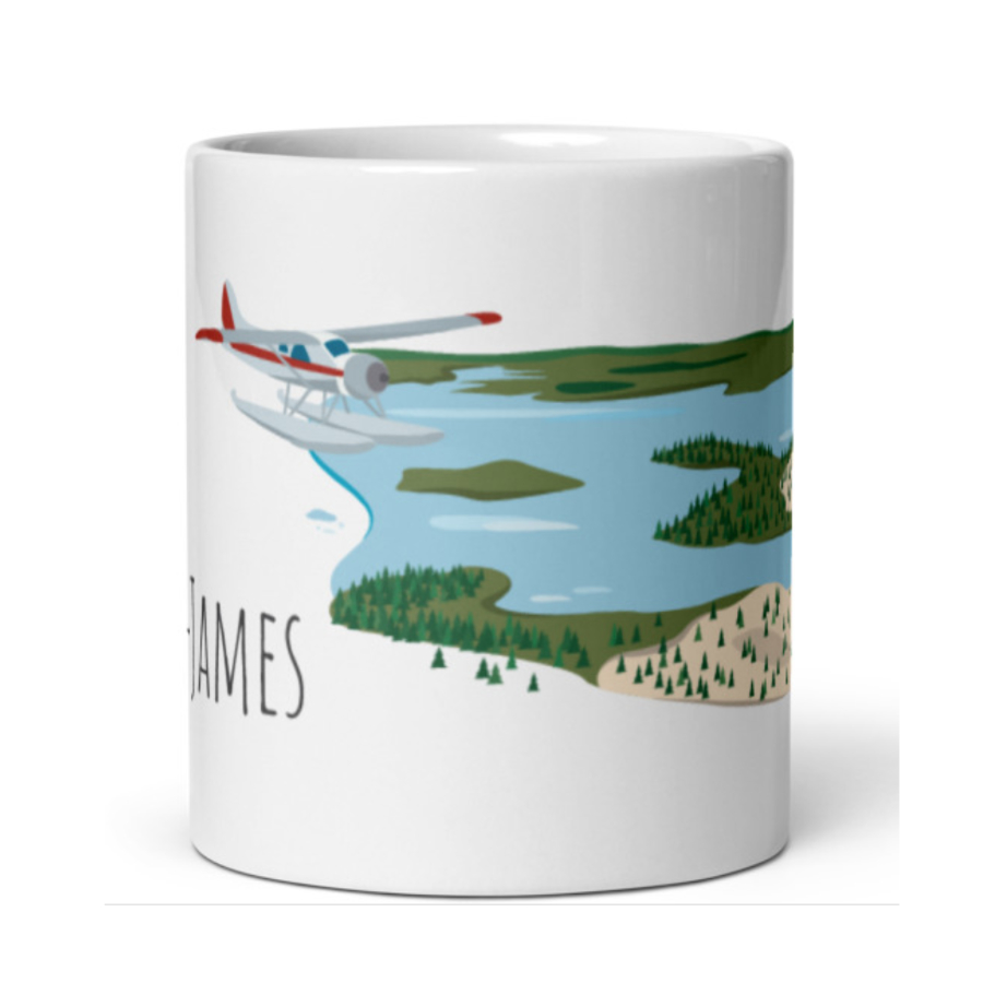 Mailys ORY - Graphiste | Illustration - Tasse en céramique - La Baie-James