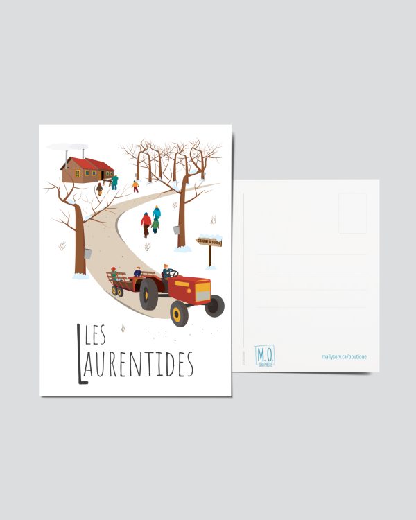 Mailys ORY - Graphiste | Illustration - Carte postale - Les Laurentides