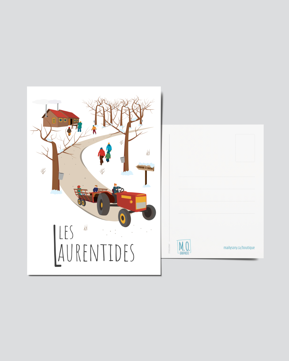 Mailys ORY - Graphiste | Illustration - Carte postale - Les Laurentides