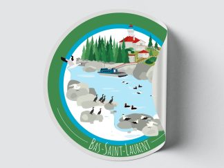 Autocollant - Bas-Saint-Laurent (Été)