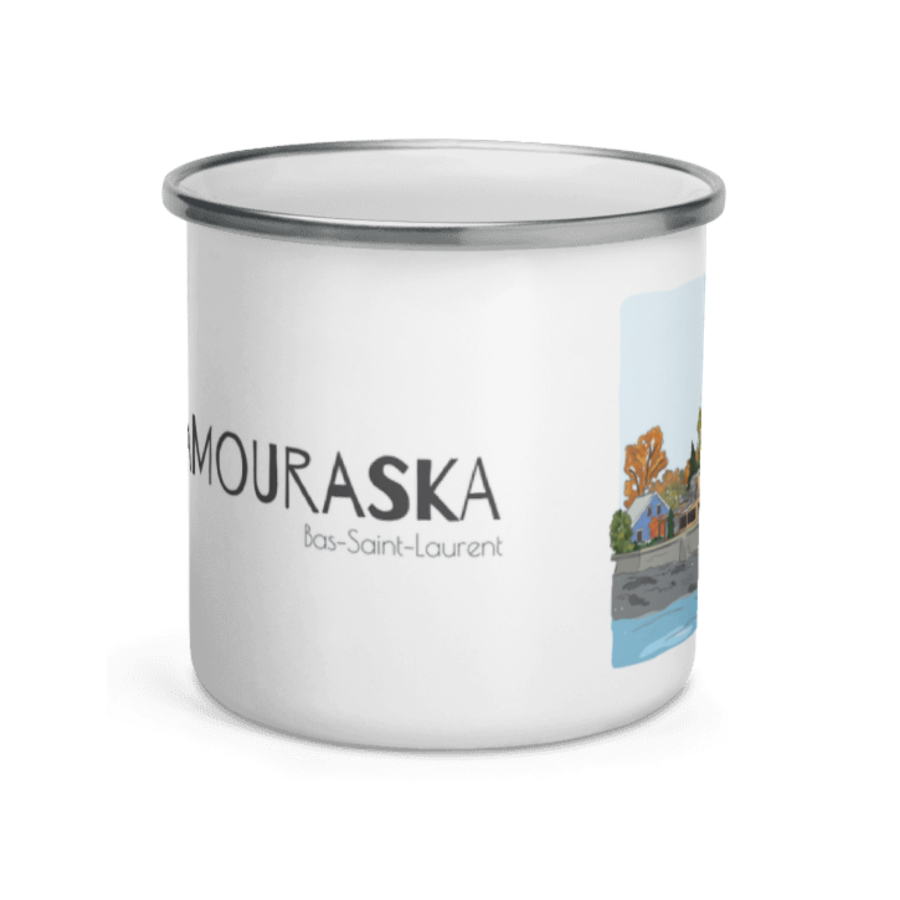 Mailys ORY | Tasse en émail - Kamouraska