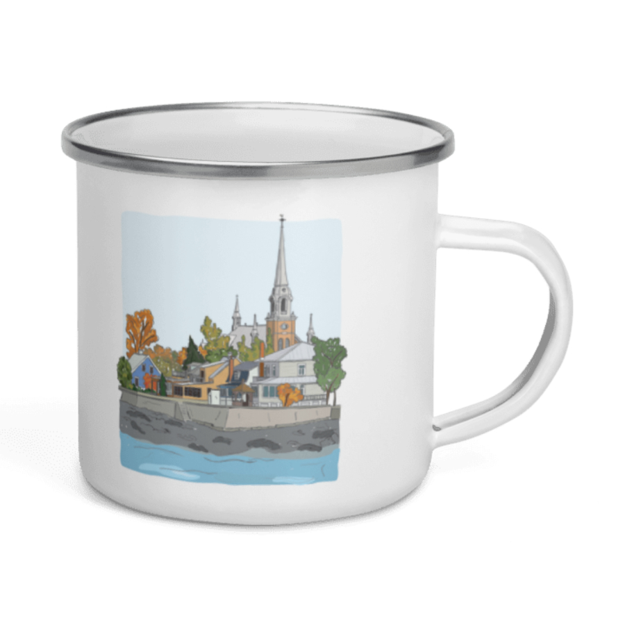 Mailys ORY | Tasse en émail - Kamouraska