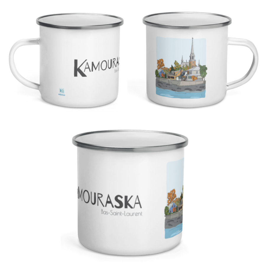 Mailys ORY | Tasse en émail - Kamouraska
